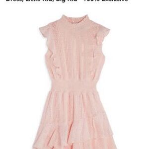 Pink Lace Kids Dress